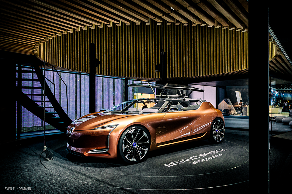 Renault Messestand IAA Frankfurt. Reportage. Automotive, Fahrzeugfotografie. sehcom