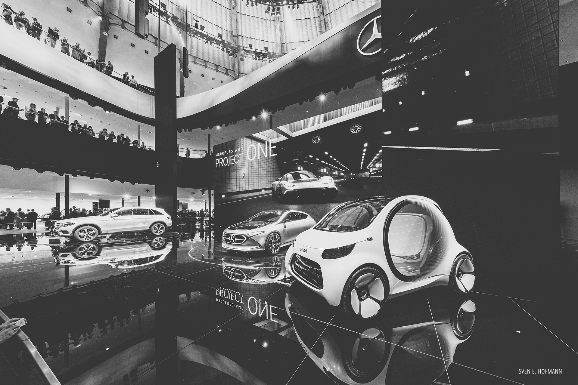 Mercedes Messestand auf der IAA.